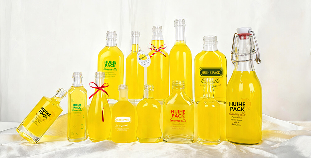 limoncello bottle packaging wholesale envasado de botella de limoncello al por mayor