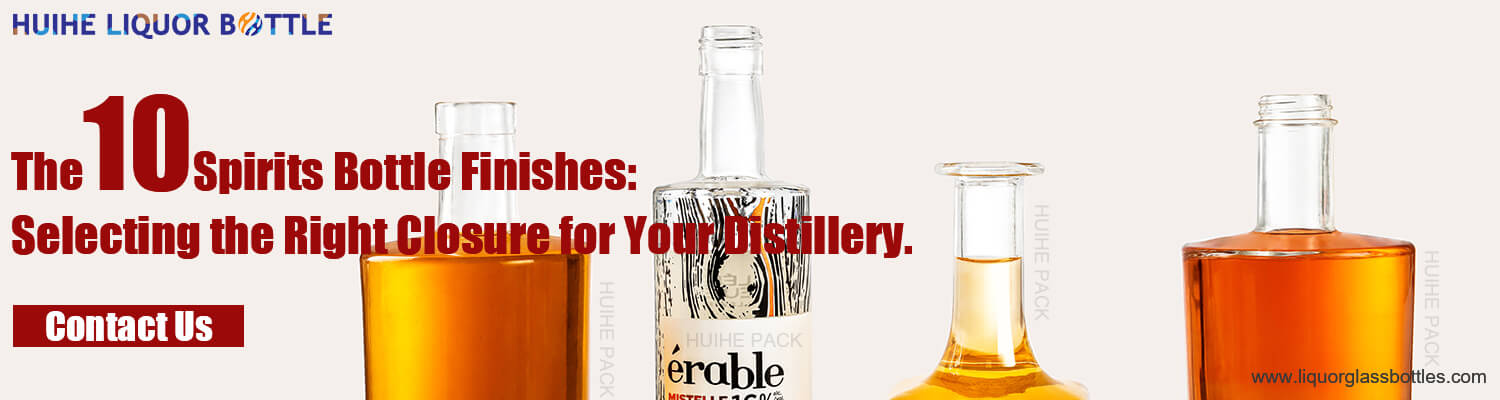 spirits bottle finish acabado de la botella de espíritus