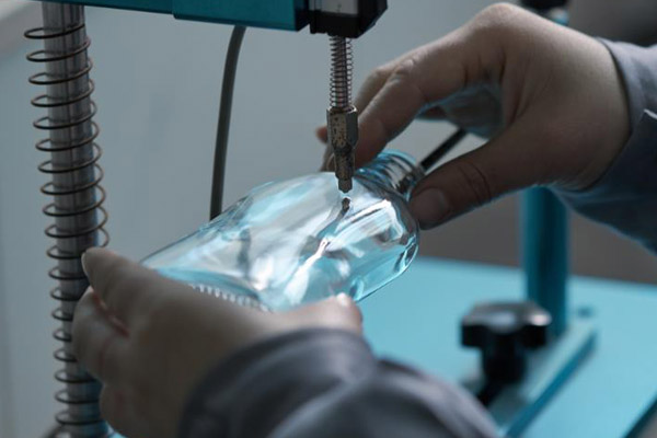 botella de matraz de vidrio