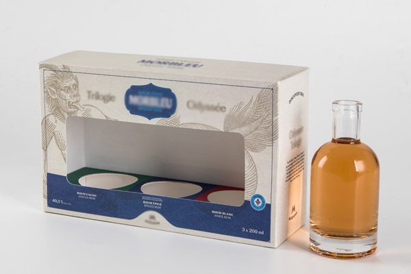 embalaje de botellas de licor