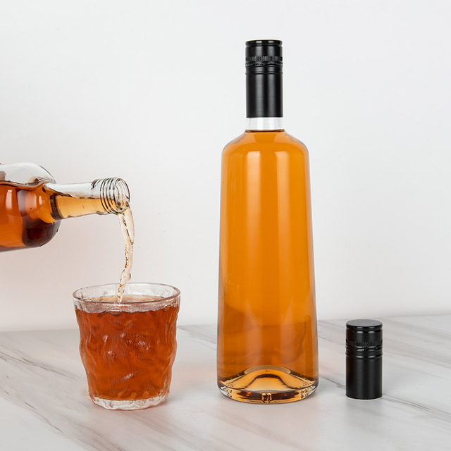 BOLEK Custom Top Super Flint Glass Fancy Tequila Botella Fabricante