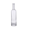 Botella de vodka de vidrio Arizona delgada y redonda esmerilada