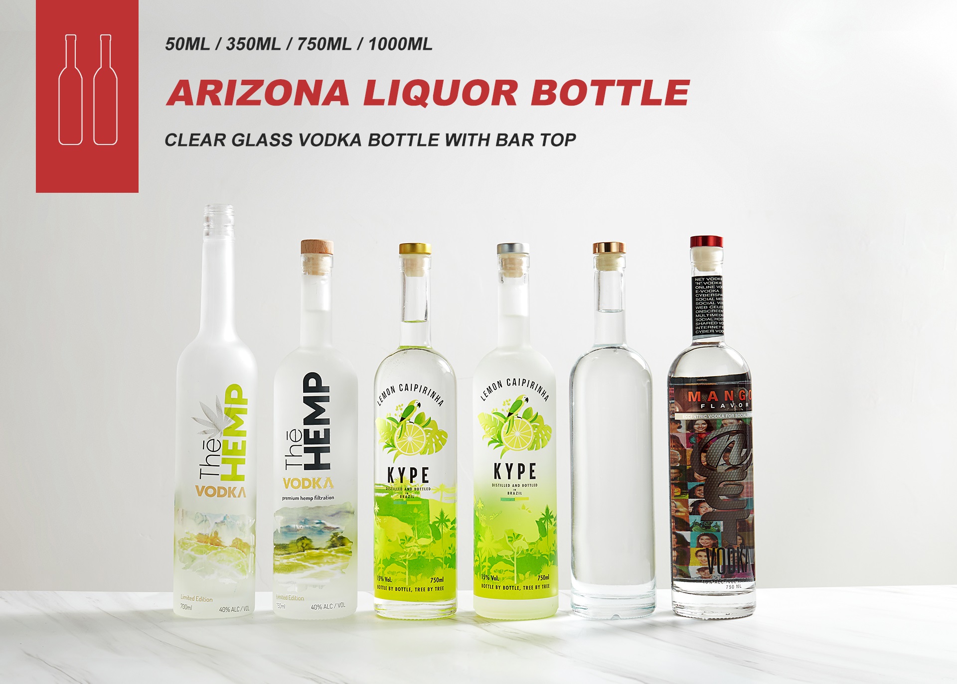 Banner de botella de vidrio de Arizona2