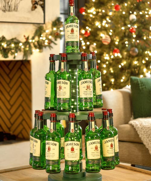 botella de esp&iacute;ritu de &aacute;rbol de navidad