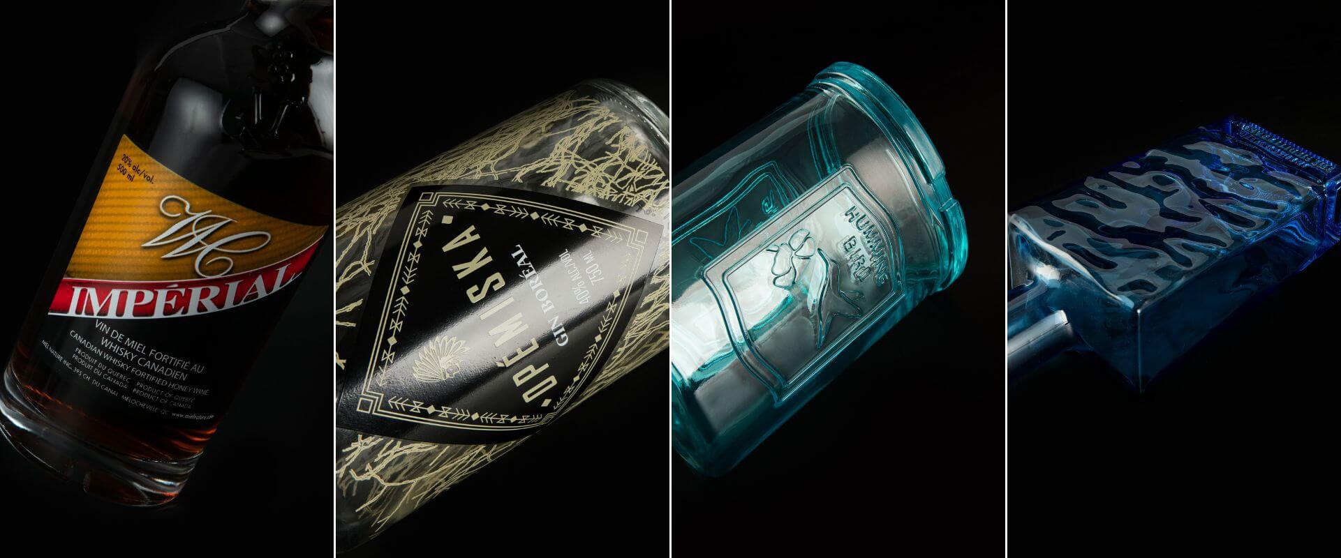 botella de licor personalizada