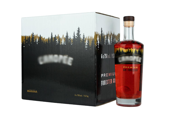 embalaje de botellas de licor