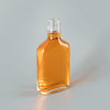 Venta al por mayor de la botella del licor de la petaca del whisky del vidrio estupendo del pedernal 6OZ