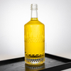 Botella de licor de vidrio de grabado intrincado diamante - estampados