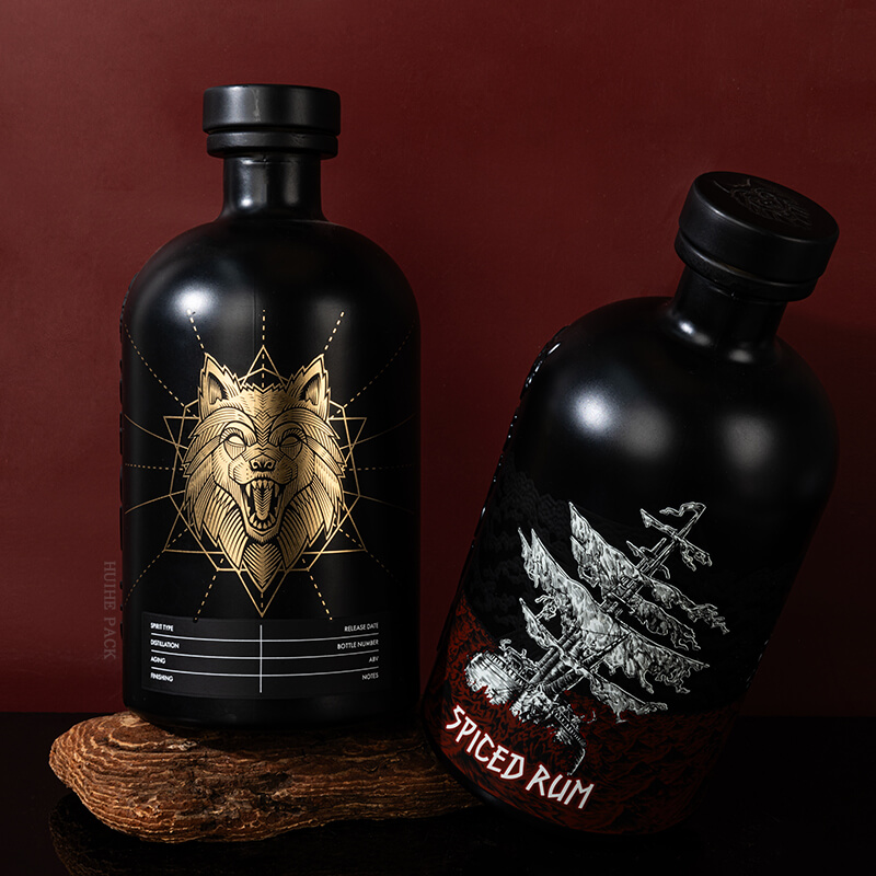 Patrones de estampado caliente Botella de licor-18