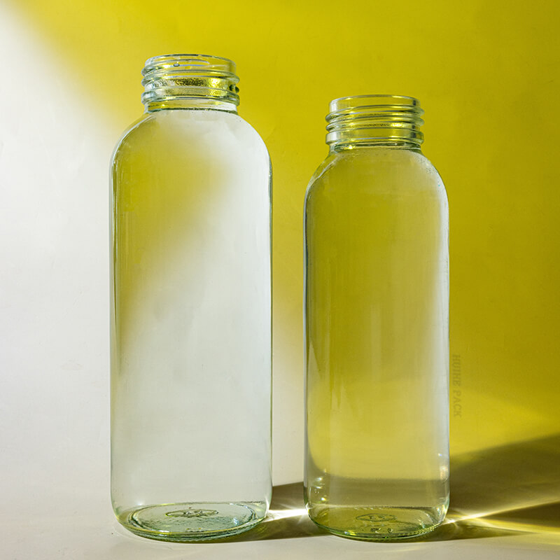 Botella de bebida de vidrio de 320 ml y 450 ml de boca ancha (14)