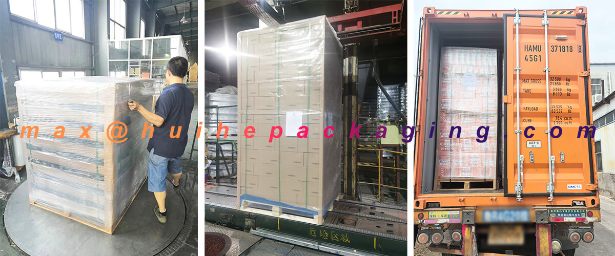 Embalaje de botella de vidrio s&uacute;per pedernal huihe