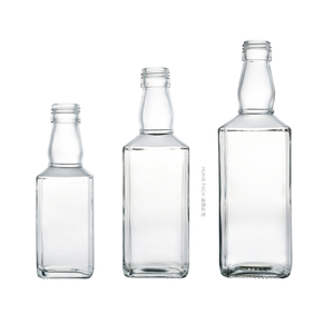 Botella de whisky de cristal Tennessee cl&aacute;sica personalizada con tap&oacute;n de rosca