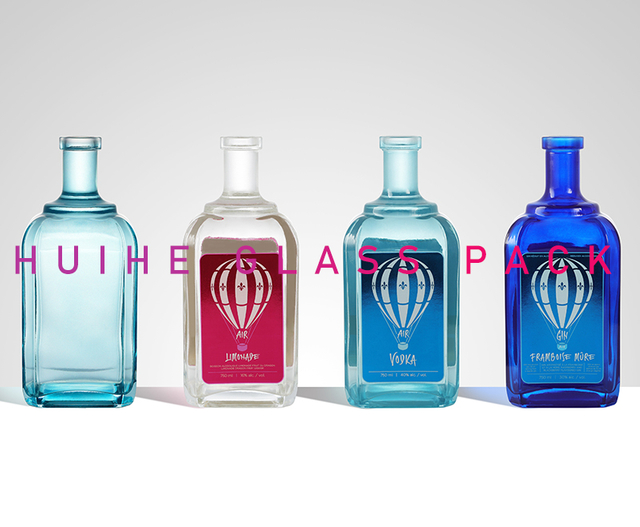 Serie Modern Spirits: Botellas con hombros escalonados personalizados (750 ml)
