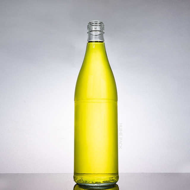Botella de bebida de jugo de vidrio de calidad alimentaria de alta gama de 500 ml