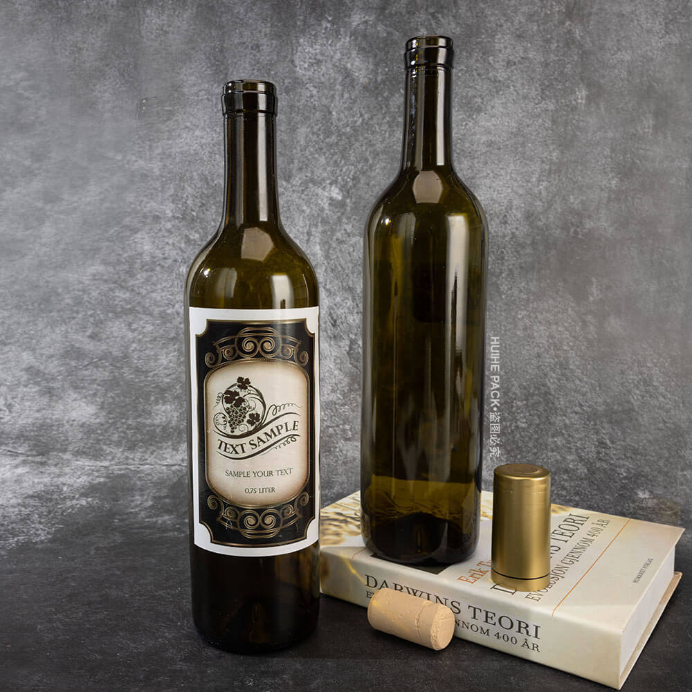 botella de copa de vino de 750 ml