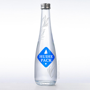 Botella de agua de vidrio transparente de 330 ml Eco amigable sin BPA