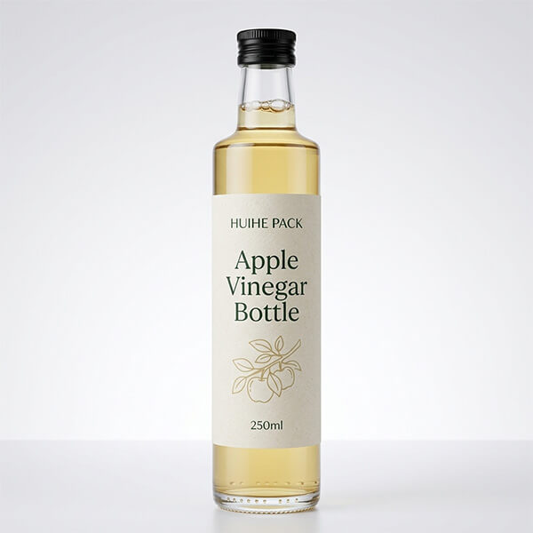 Botellas de vidrio de vinagre Dorica