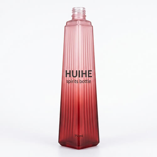 botella de vodka roja personalizada