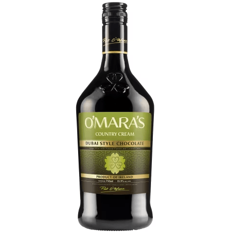 Botella de crema irlandesa de chocolate estilo Dub&aacute;i OMaras de 750 ml