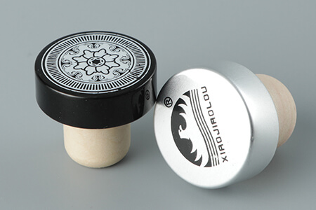 Corchos superiores de aluminio