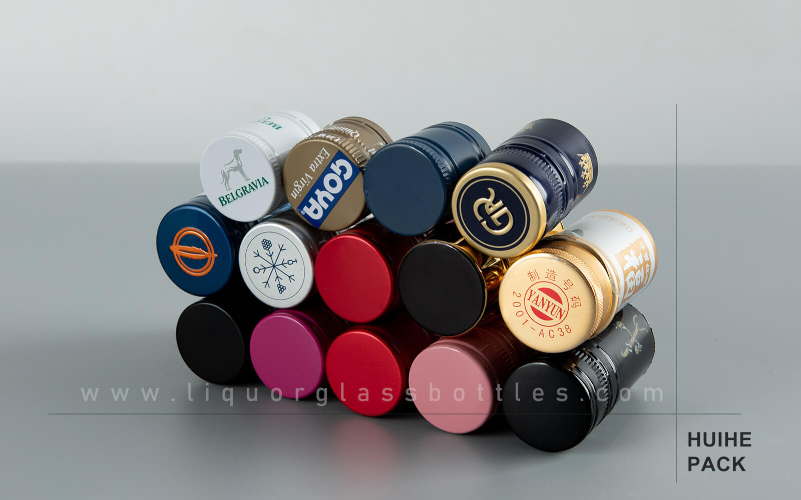 Tapones de rosca ROPP para botella de licor