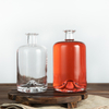 Botella redonda de licor de vidrio herbolario