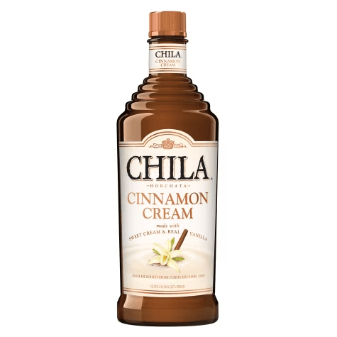 Botella de crema de ron, canela, horchata y chila de 750 ml.