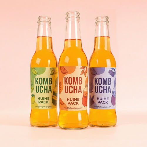 botellas vacias de kombucha
