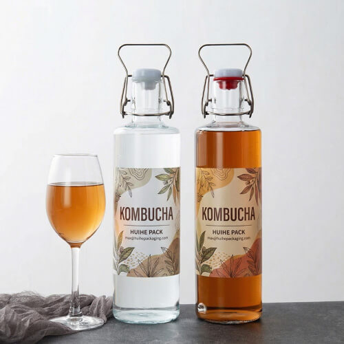 botellas con tapa abatible para kombucha