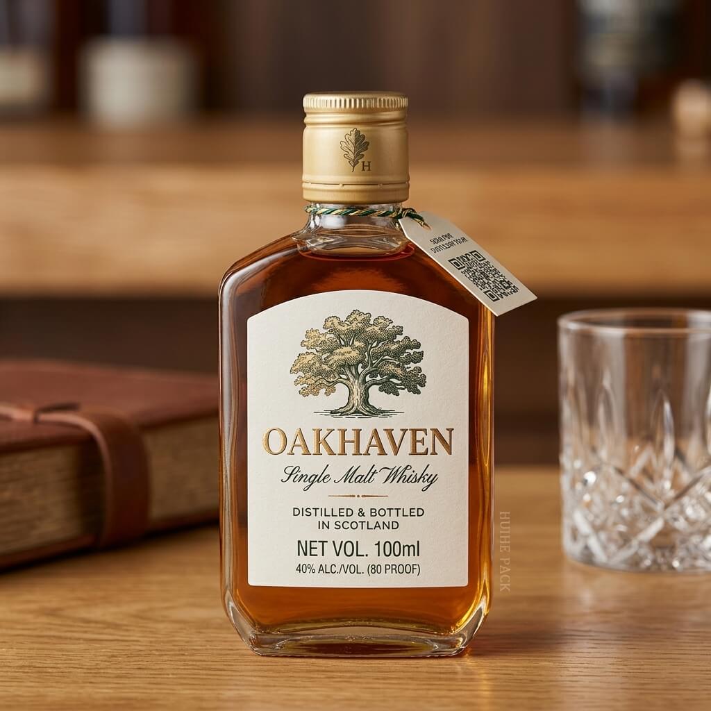 botella de frasco de whisky