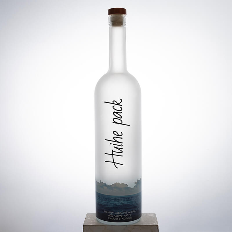 Botella de vodka de vidrio Arizona