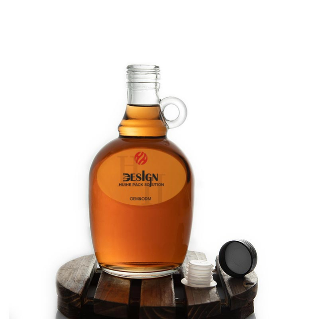 Jarra de cristal para aperitivos con mango redondo de 1000 ml