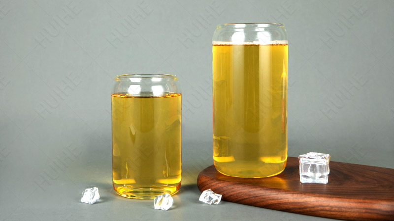 Botellas de cerveza con crestas en la parte inferior: botella de cerveza de borosilicato con abolladura plana