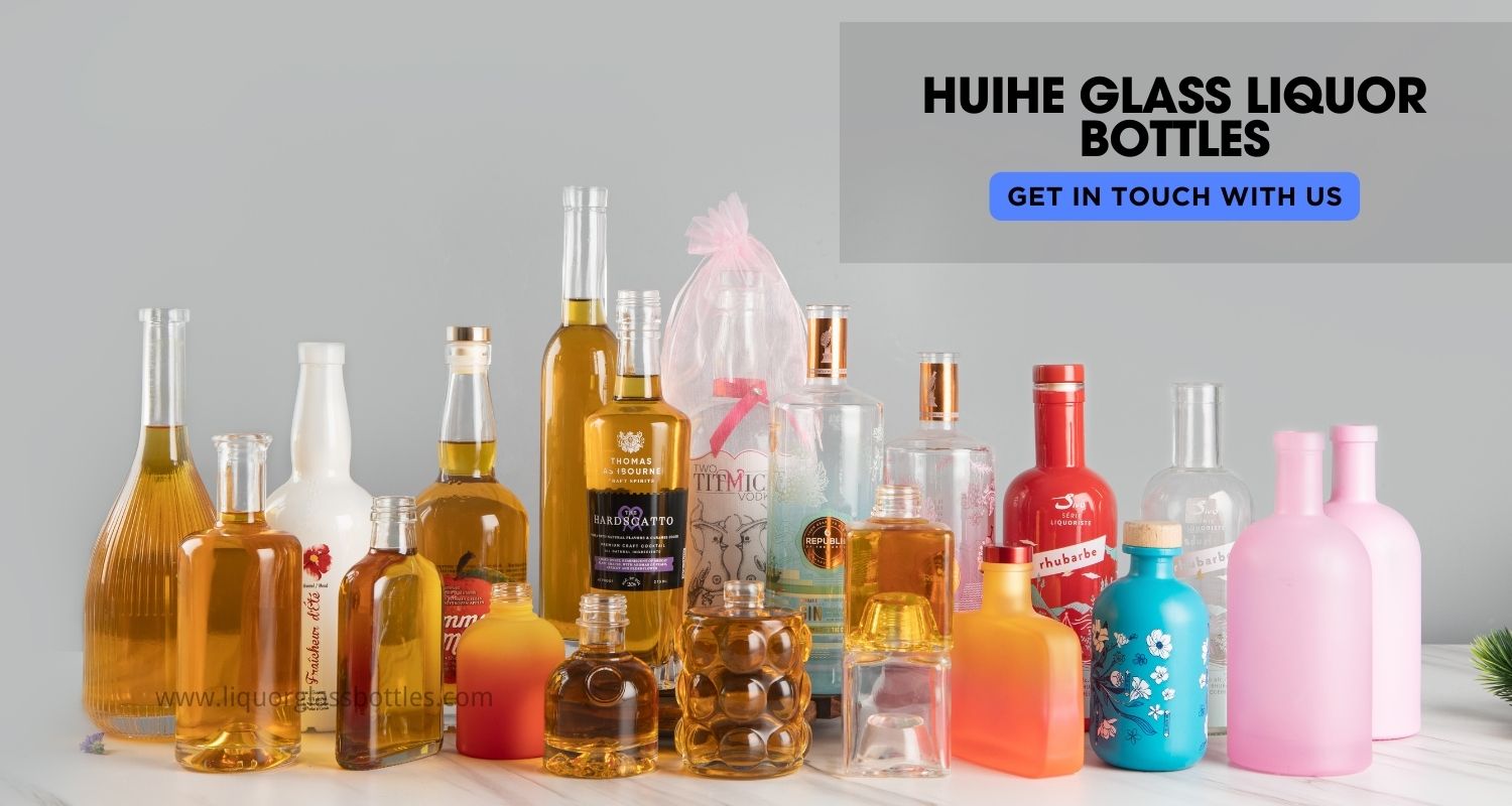 Botellas de vidrio para licor huihe.