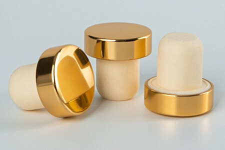 Corchos superiores de aluminio