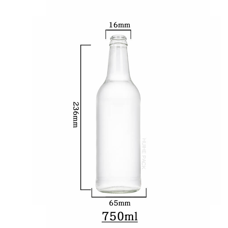 750ml beverage bottle glass (12) Botella de bebida de vidrio de 750 ml (12)