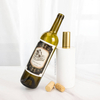 Botella de copa de vino tradicional Claret de 750 ml con etiqueta de papel