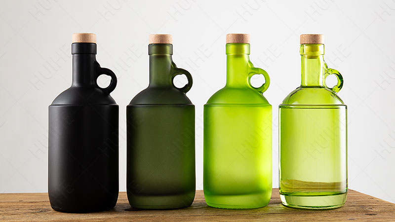 Botella de licor redonda cl&aacute;sica - botella de licor de alcohol ilegal