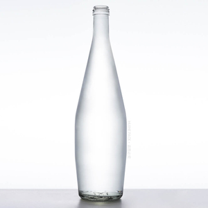 Las botellas de agua de vidrio m&aacute;s elegantes de 750 ml con tapa de rosca