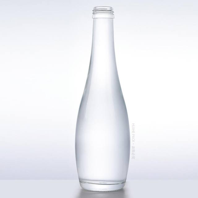 Botellas de agua de vidrio personalizadas de 330 ml con logotipos de marcas al por mayor