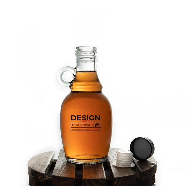 Botella de cristal para aperitivos de 500 ml con asa