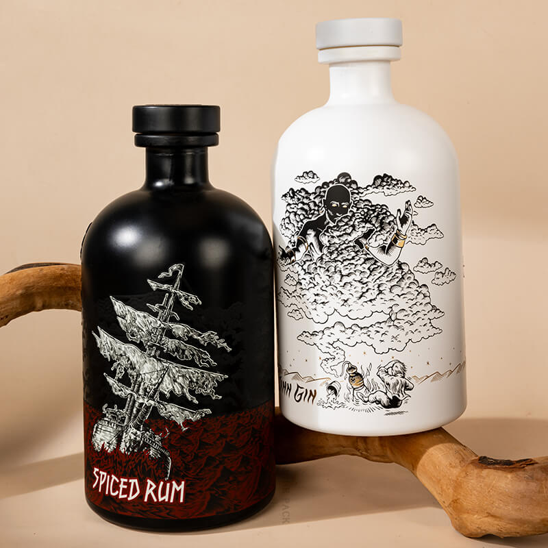 Patrones de estampado caliente Botella de licor-5