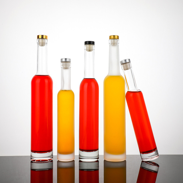 200 ml 375 ml 500 ml pequeñas botellas de vidrio Eiswein Icewine con tapón
