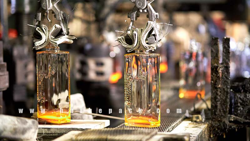 Botellas de whisky redondas o cuadradas - distribuci&oacute;n de vidrio