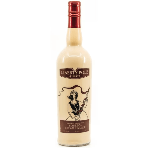 Botella de crema bourbon Liberty Pole Spirits de 750 ml
