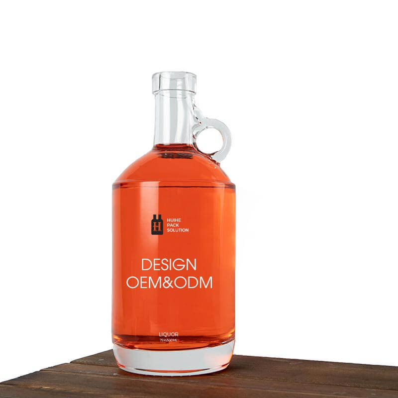 botella de vidrio de luna