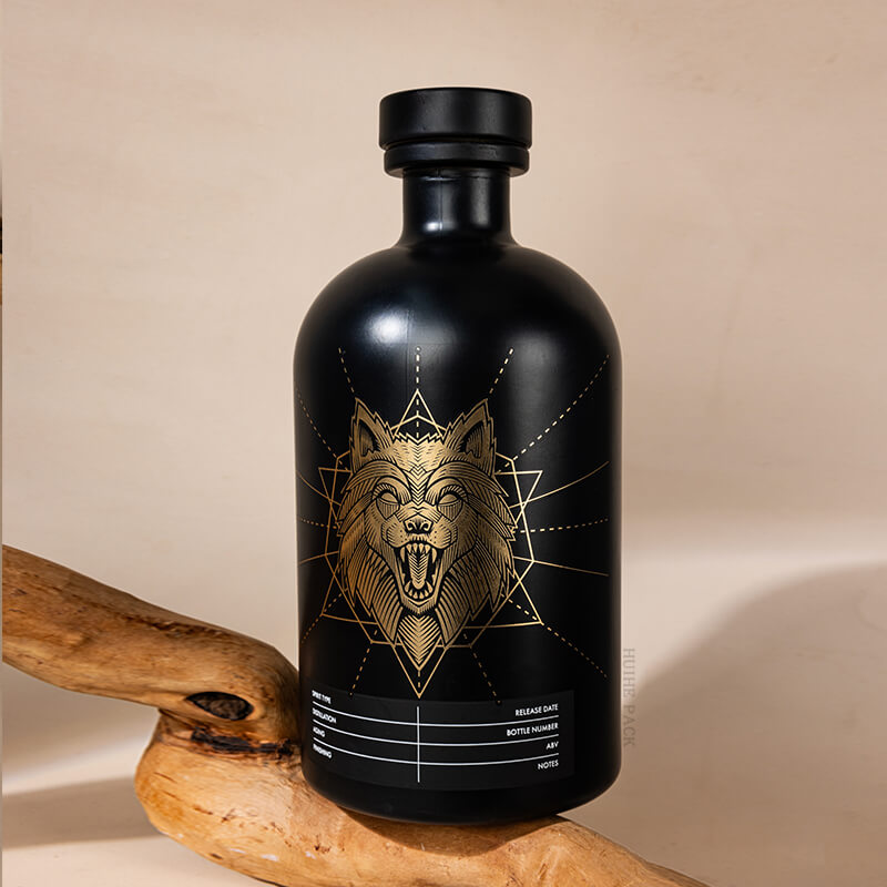 Patrones de estampado caliente Botella de licor-6