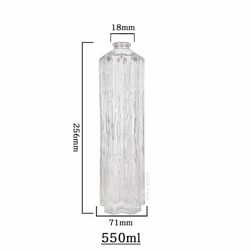 wavy lines liquor bottle-capacity Capacidad de botella de licor de líneas onduladas