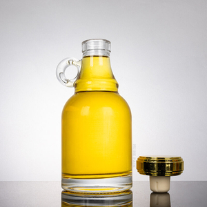 Botella de 500 ml de espíritu de jarra de luna con corcho personalizado