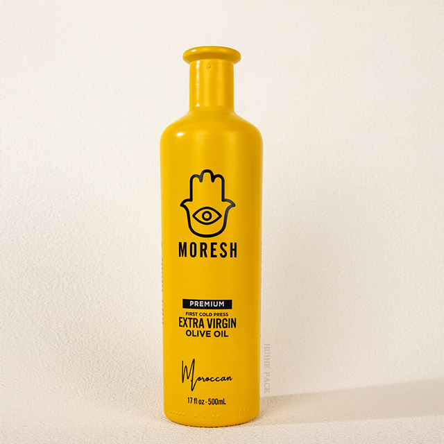 Botella de alcohol de cilindro al por mayor de 500 ml con corcho de madera